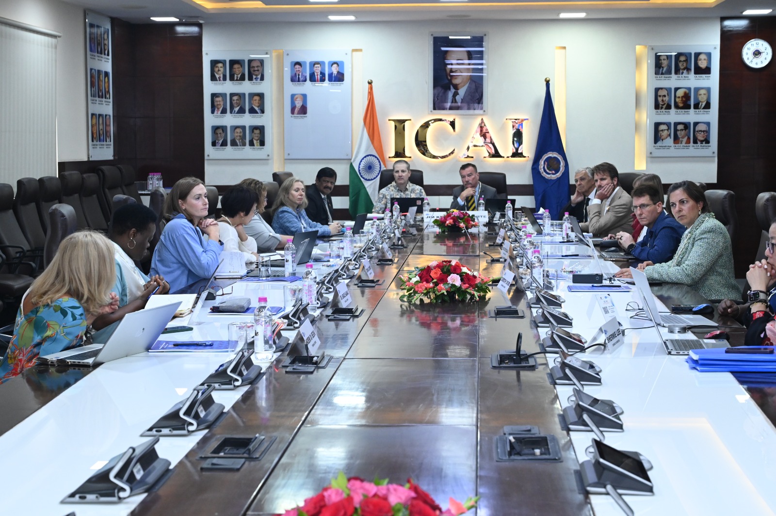 ICAI hosted an engagement session with the Technical Advisors to the Board of the International Federation of Accountants (IFAC) on September 2, 2026, at ICAI Headquarters, New Delhi. The session was attended by Mr. Jean Bouquot, President, IFAC; Ms. Taryn Rulton, Deputy President, IFAC; Mr. Lee White, Chief Executive Officer, IFAC; CA. Prasanna Kumar D, President, ICAI along with distinguished IFAC Technical Advisors.